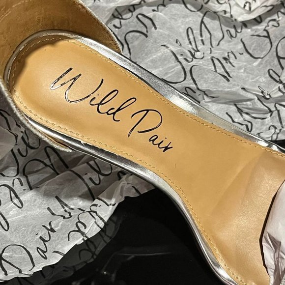 Silver Glitter High Heels Shoes - Picture 4 of 7